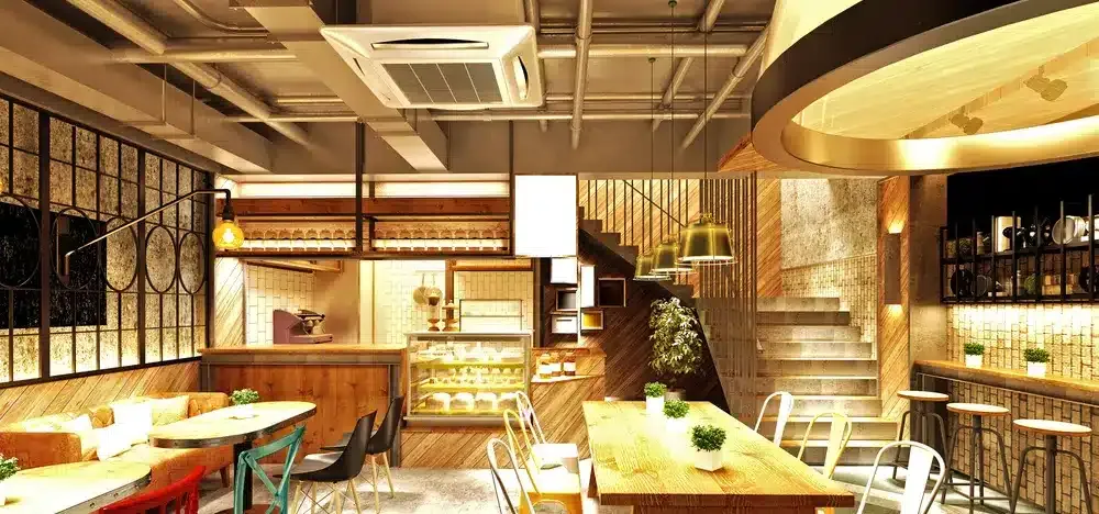 Pose d'une climatisation réversible dans un restaurant à Montreuil en Ile de France